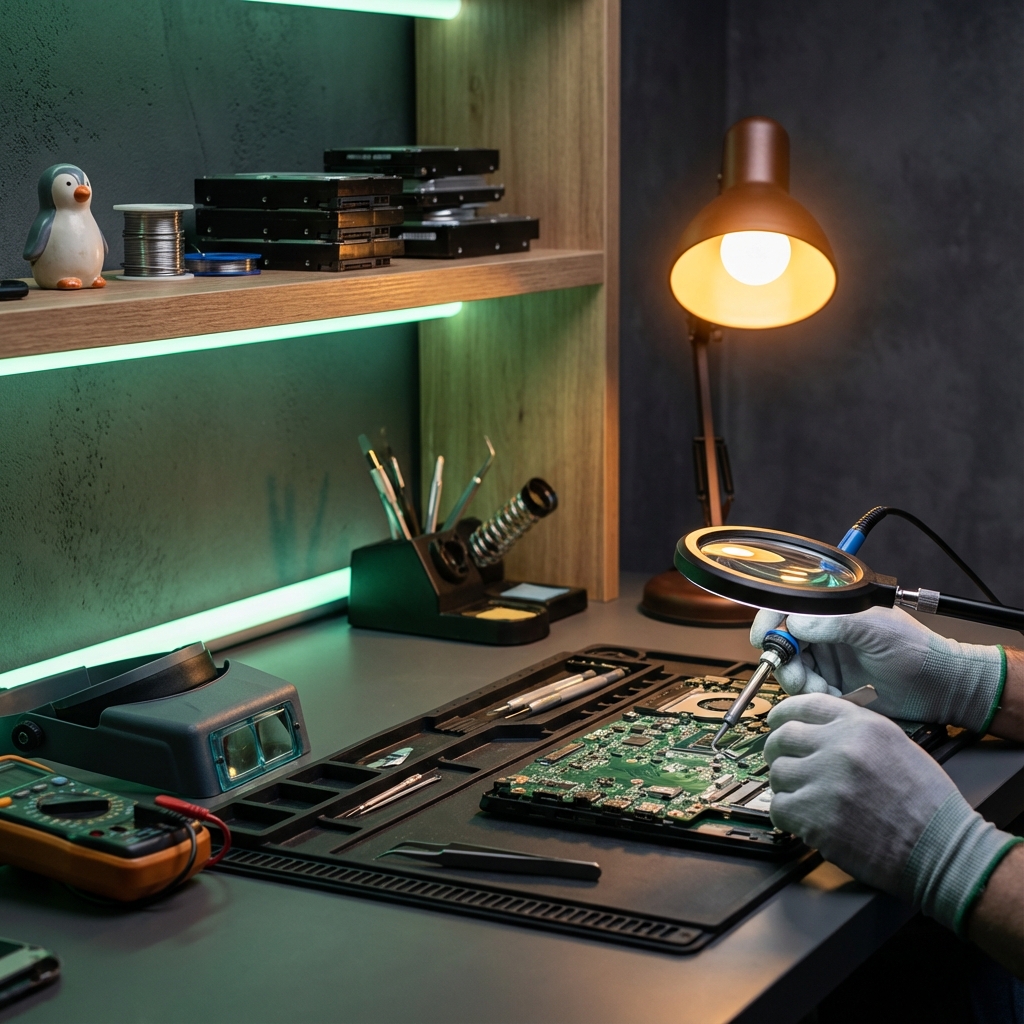 Electronics repair workbench